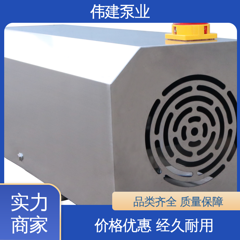 伟建定制 304不锈钢材质 灌装机转子泵 防漏设计 输出量稳定