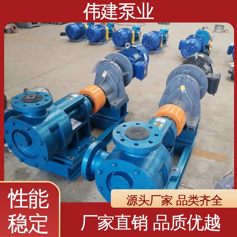 伟建生产 润滑性液体 高压力三螺杆泵 现货直发 自吸能力强
