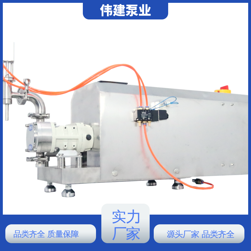 伟建定制 碳素合金钢材质 膏状麦芽糖灌装机 体积小重量轻 输出量稳定