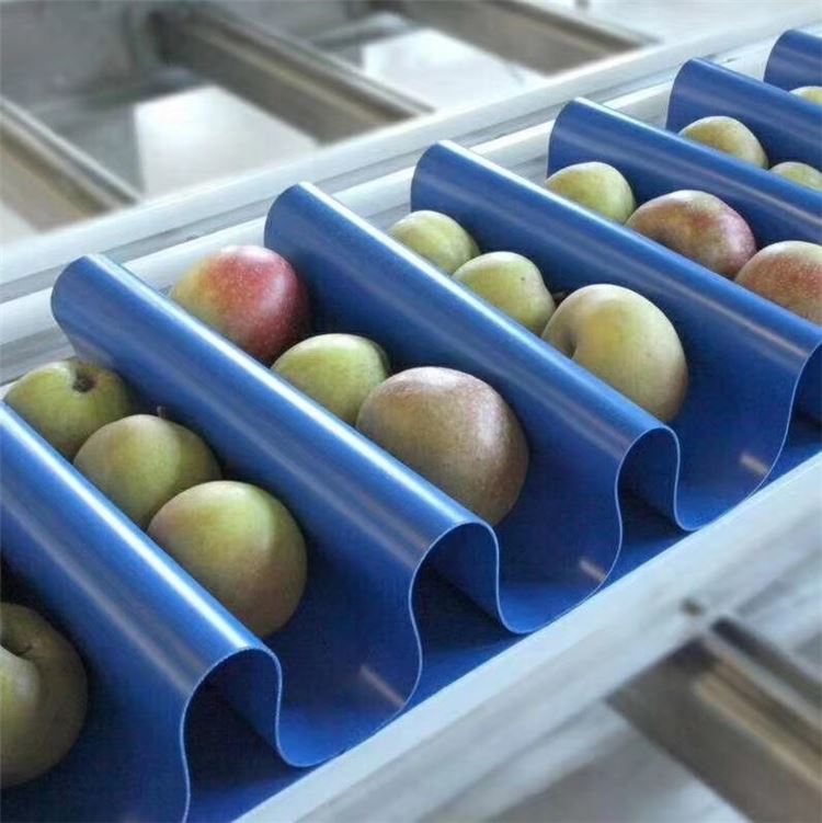 海普克 加挡板防掉落 饼干糖果生产线 流水线轻型工业 锯齿纹输送带