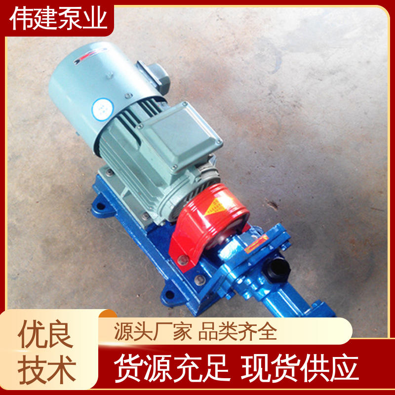 伟建供应 现货直发 搅拌站用 可定制 高粘度重油泵