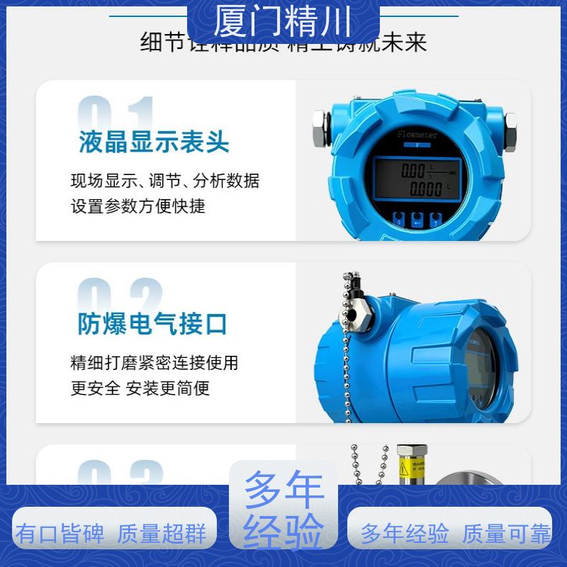 精川 油用 PEEK材质圆齿轮流量计 安装无需前后直管段 只为您好用