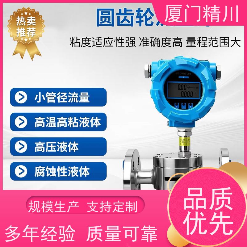 精川股份 制药设备 圆齿轮流量计 每台实标合格出厂 生产十多年