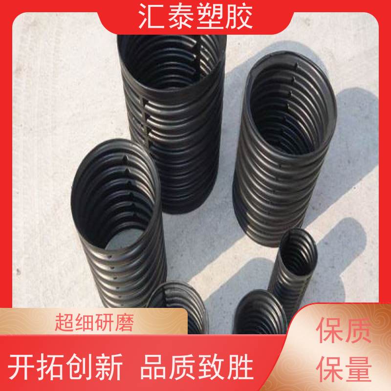 碳素管直埋 路灯穿线碳素螺纹管 单壁黑色PE波纹套管