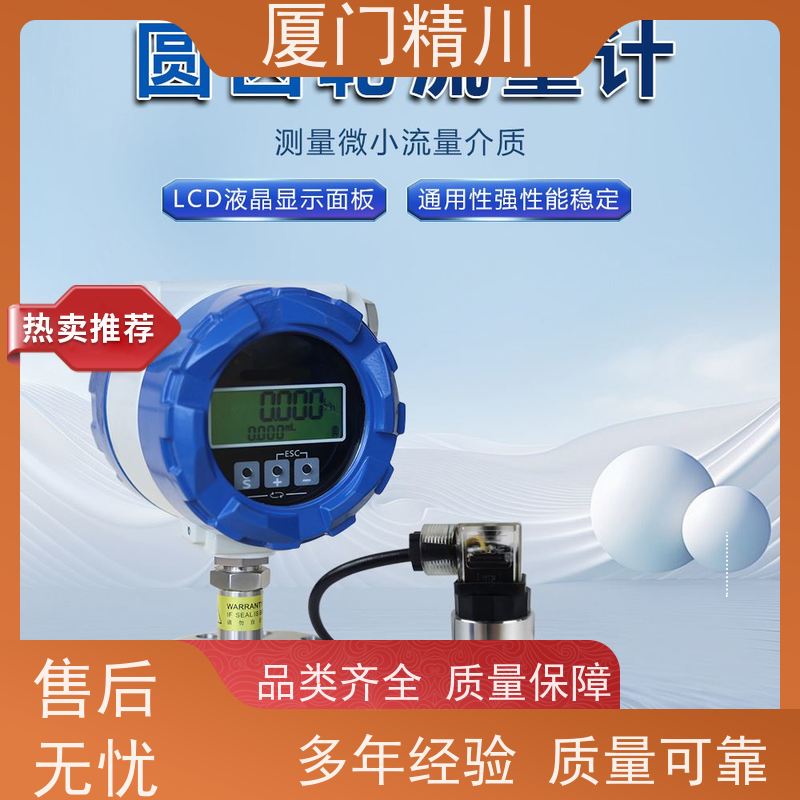 精川股份 加药系统 不锈钢齿轮流量计 体积小 生产十多年