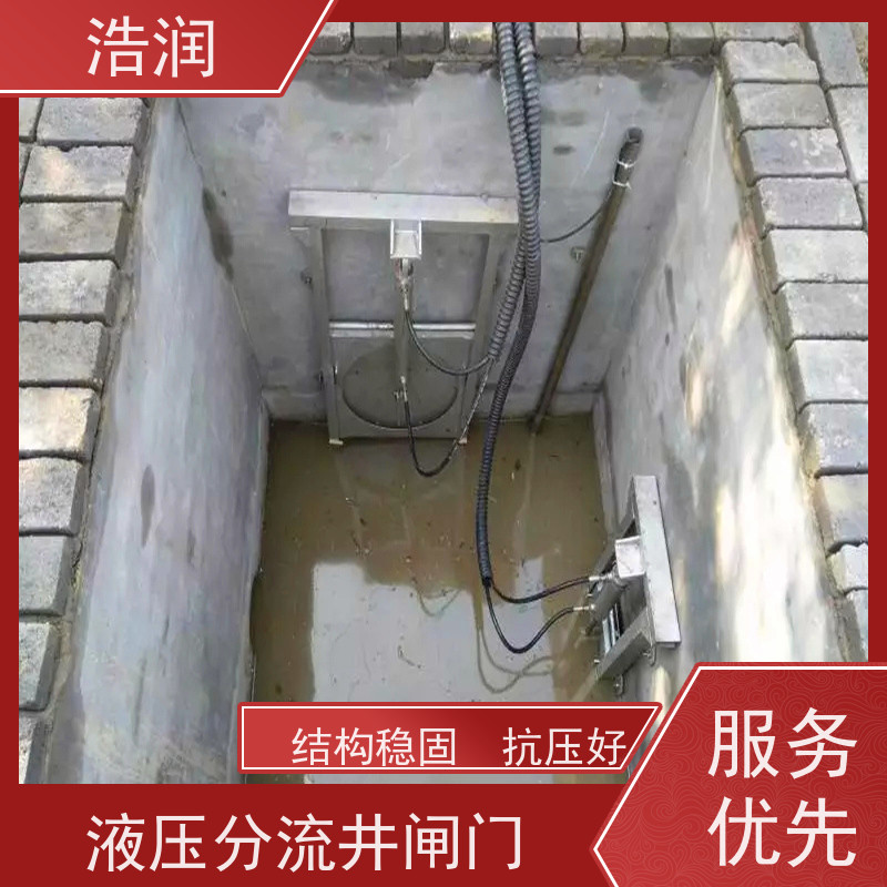 浩润 智能液动下开闸门 雨污分流设备 货源充足