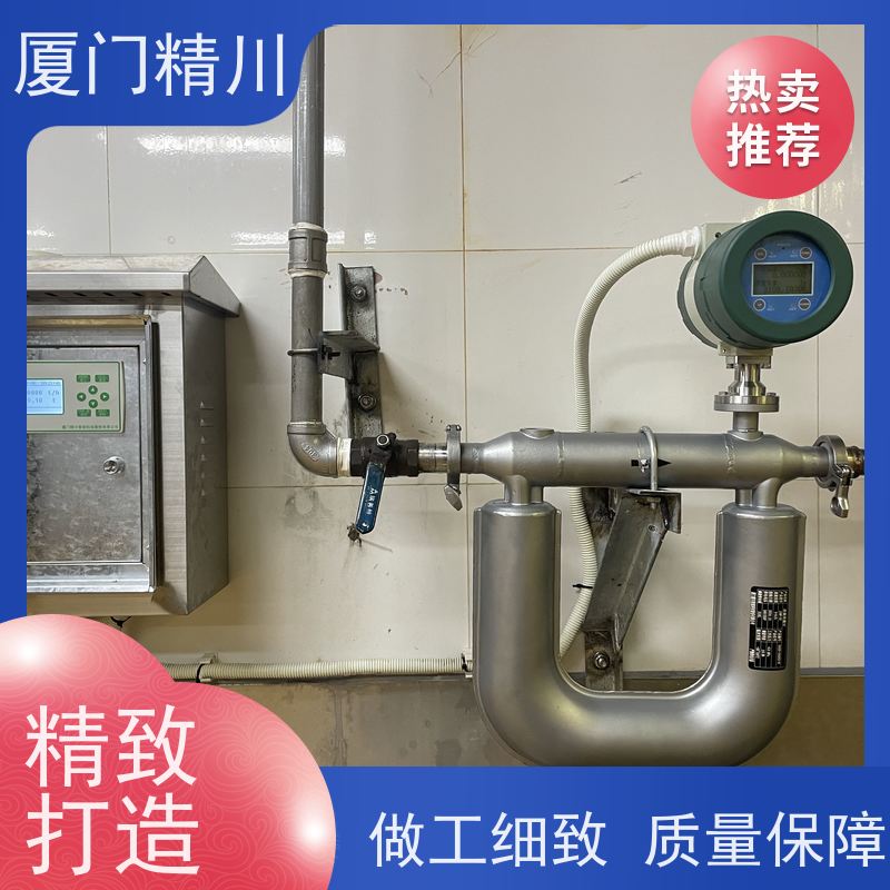 精川股份 半导体质量流量计 接液316L材质 省力
