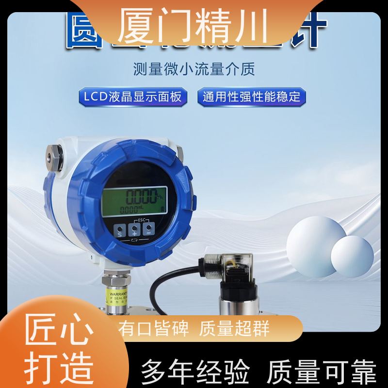 精川股份 点胶机 PEEK材质圆齿轮流量计 每台实标合格出厂 生产十多年