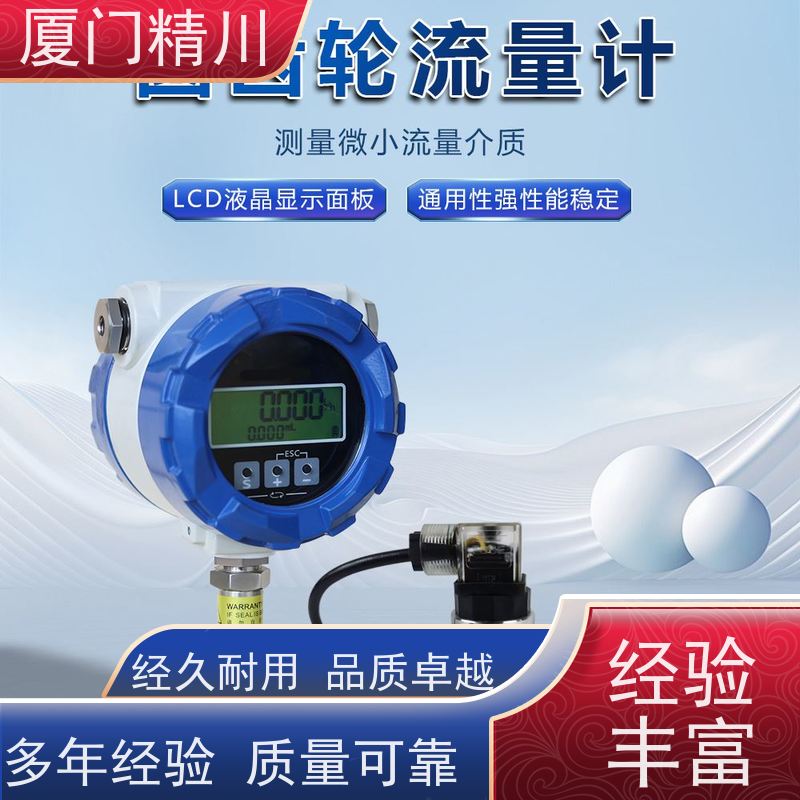 精川股份 点胶机 防腐型齿轮流量计 每台实标合格出厂 只为您好用