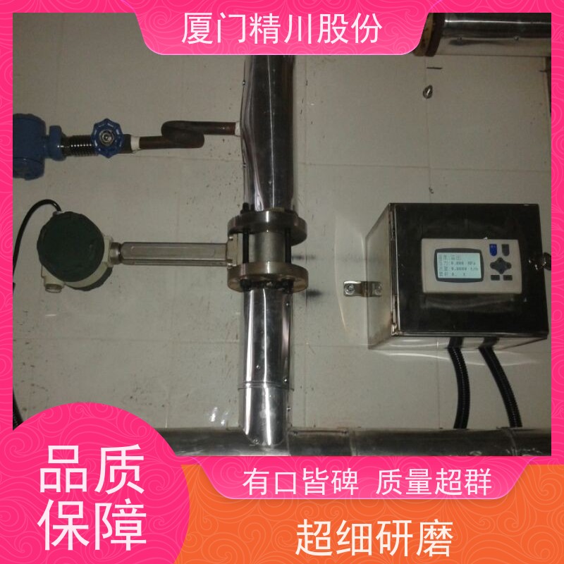 精川股份 制革厂 蒸汽涡街流量计 一体式温压补偿 支持免费选型