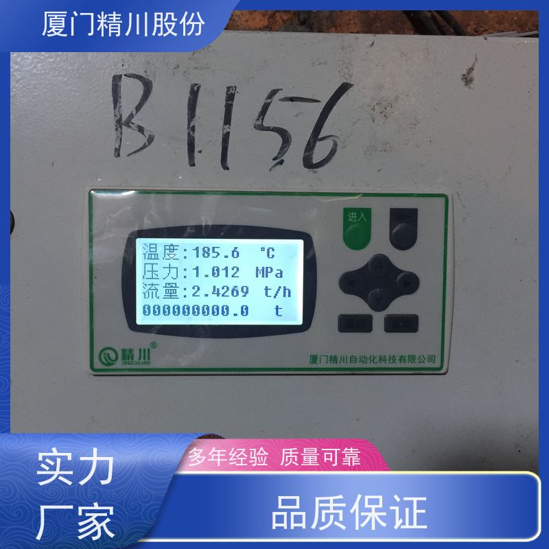 精川股份 印染厂 蒸汽涡街流量计 分体式温压补偿 真实应用案例多