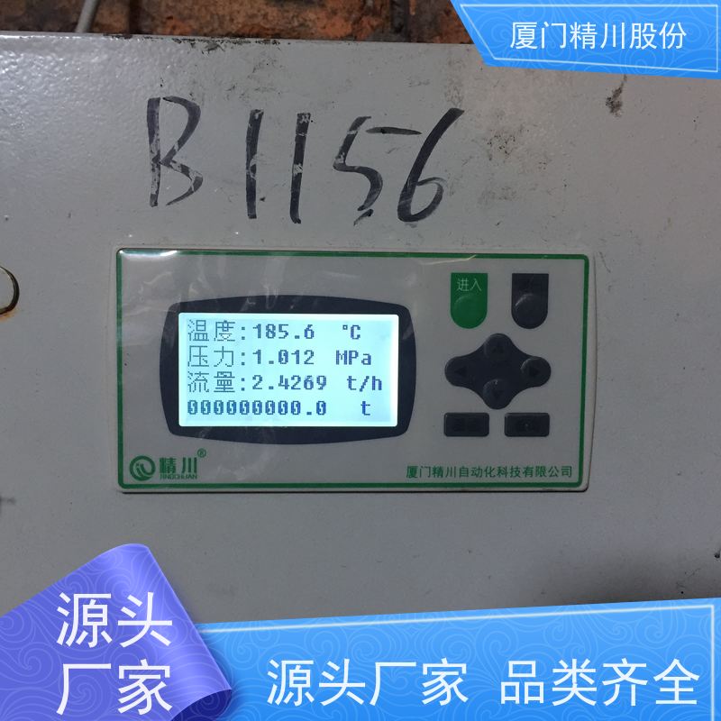 精川股份 合成革厂 气体涡街流量计 分体式温压补偿 真实应用案例多