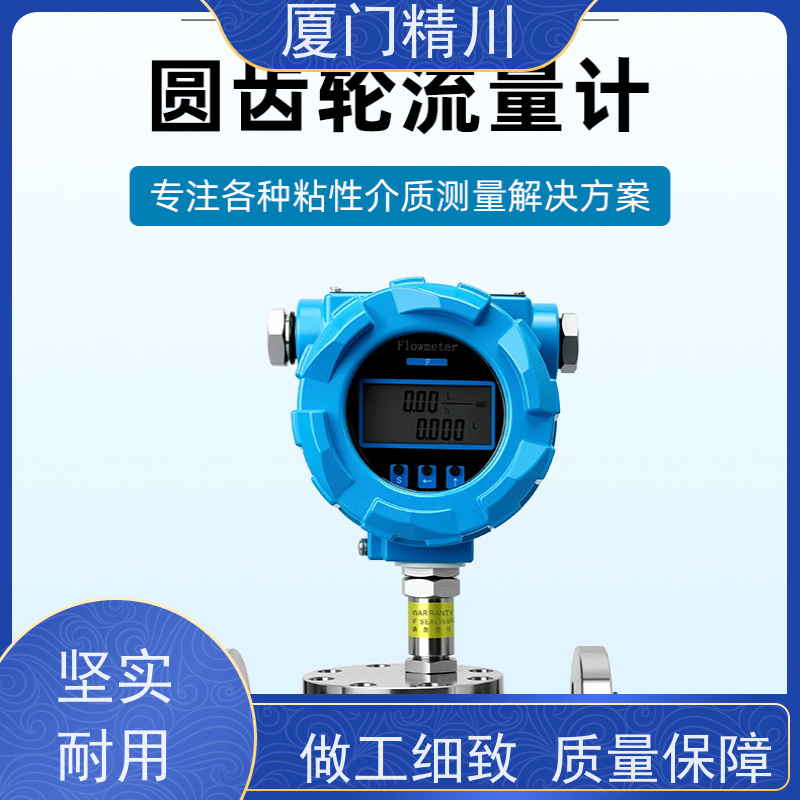 精川股份 AB胶 PEEK材质圆齿轮流量计 体积小 生产十多年