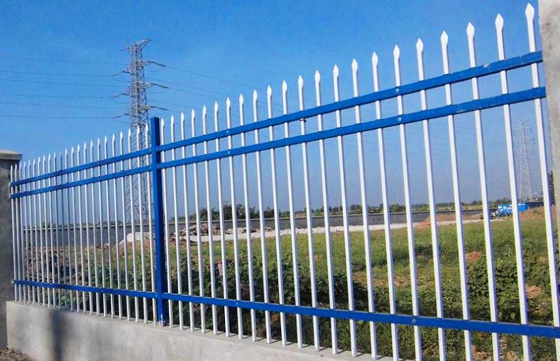 园区围墙栅栏厂区学校方钢防盗栏杆焊接钢管防撞护栏使用寿命长