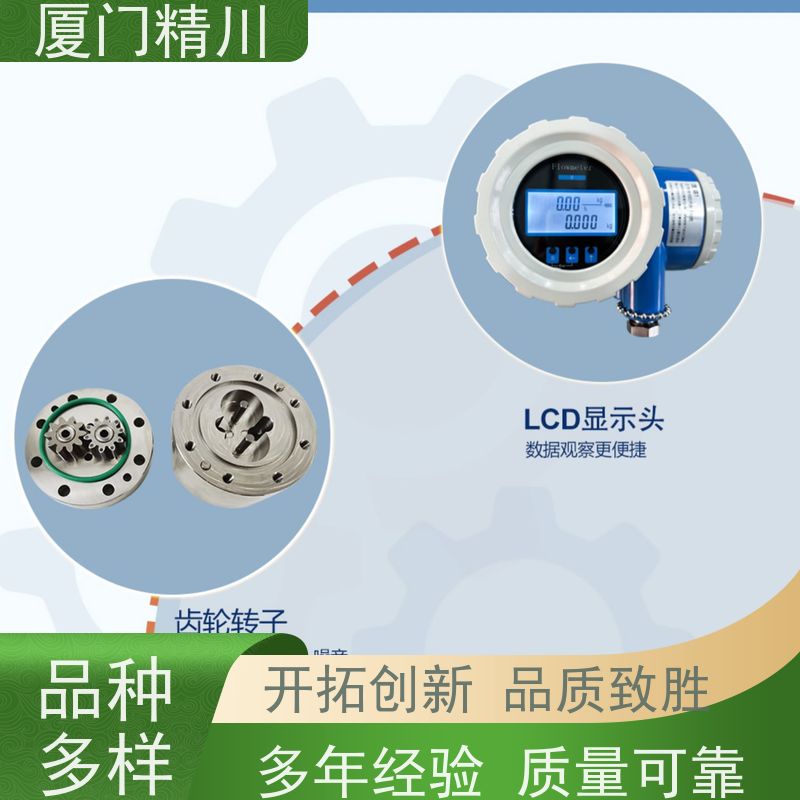 精川 电解液 不锈钢齿轮流量计 可测液体1L/H 生产十多年