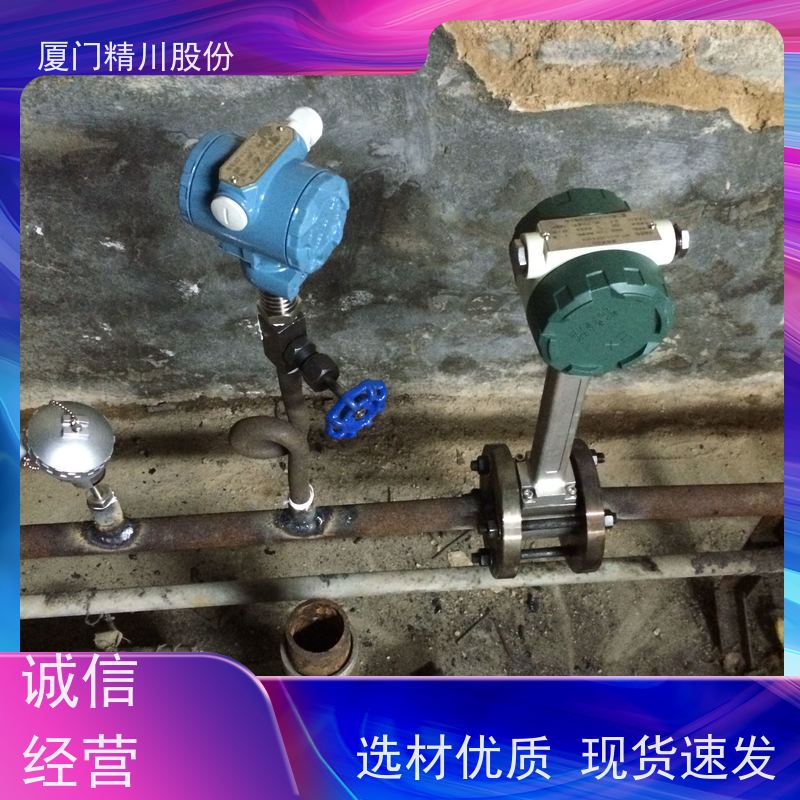 精川股份 包装厂 饱和蒸汽流量计 一体式温压补偿 维护量少