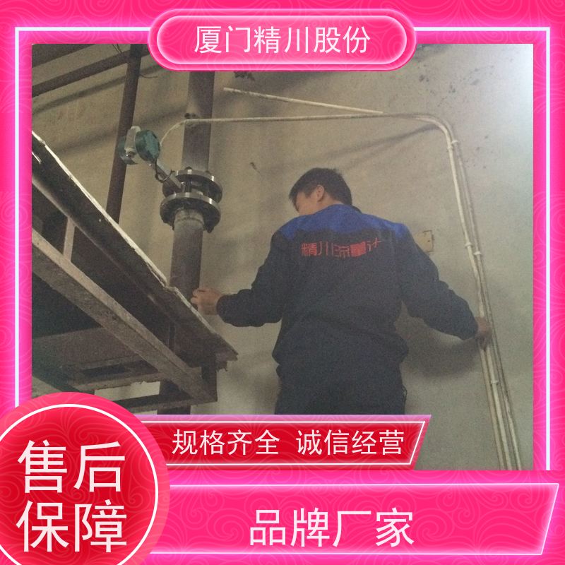 精川股份 染整厂 气体涡街流量计 分体式温压补偿 真实应用案例多