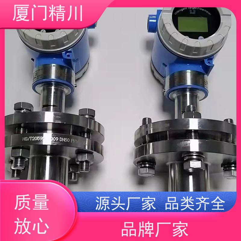 精川股份 猪油 管道式靶式流量计 可测含杂质介质 性能稳定