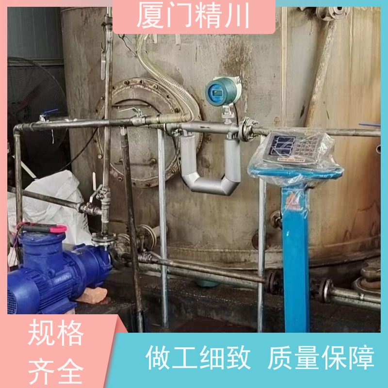 精川股份 制药厂U型质量流量计 连接方式支持定制 更放心