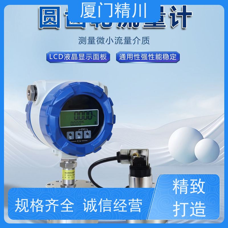 精川 树脂 PEEK材质圆齿轮流量计 适用脉冲流 生产十多年
