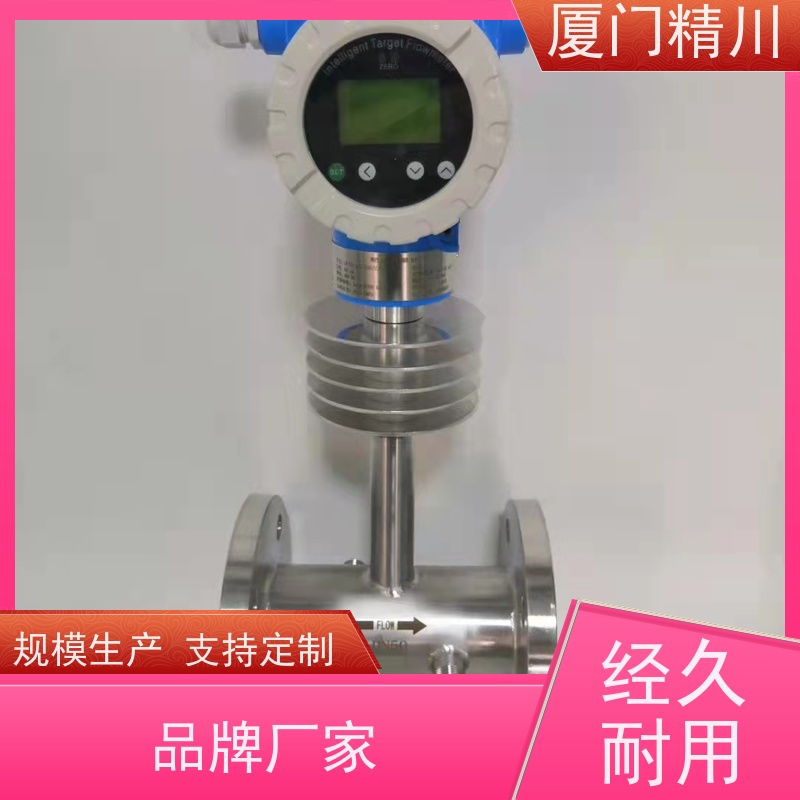 精川股份 洗发液 在线插拔靶式流量计 可测含杂质介质 性能稳定