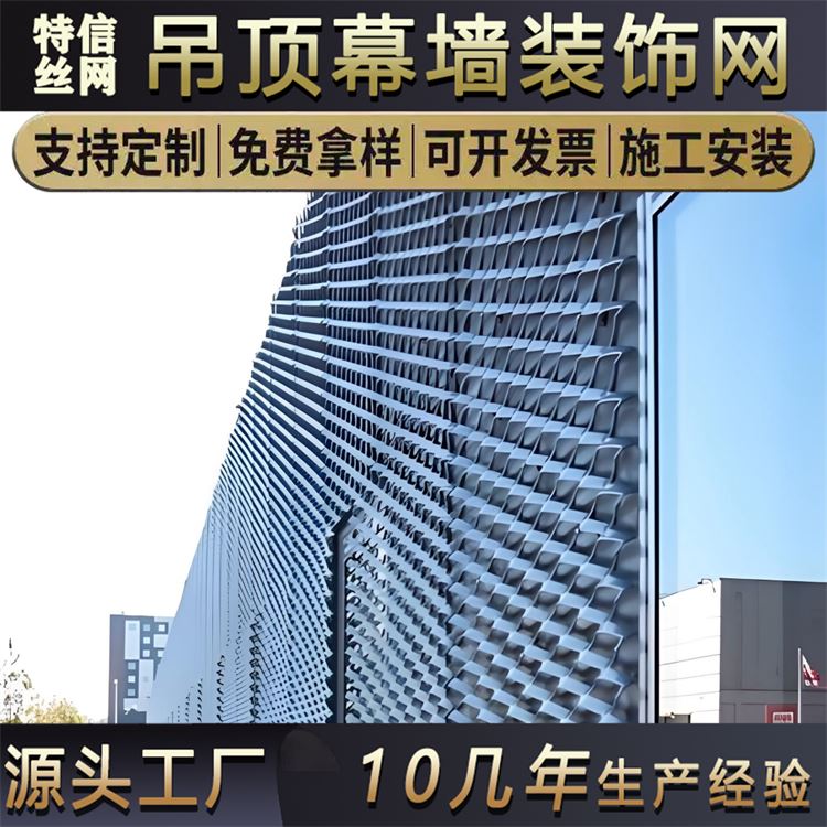 特信金属 艺术幕墙装饰网 发货迅速 厂家直供 建筑吊顶钢板网