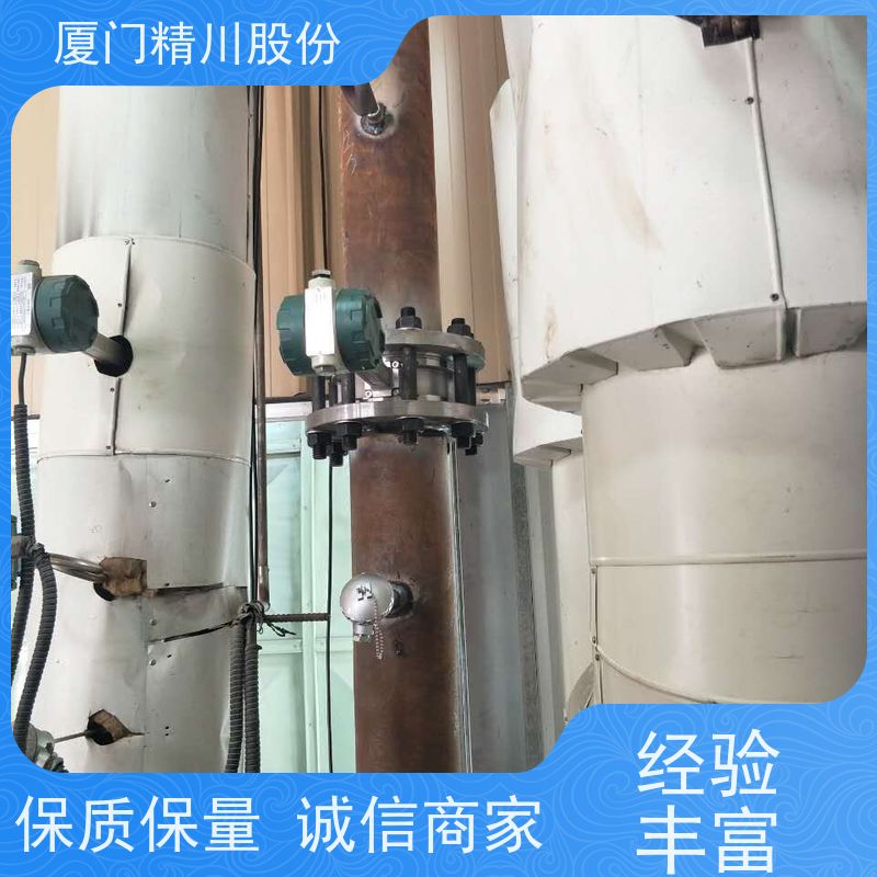 精川股份 染整厂 饱和蒸汽流量计 一体式温压补偿 真实应用案例多
