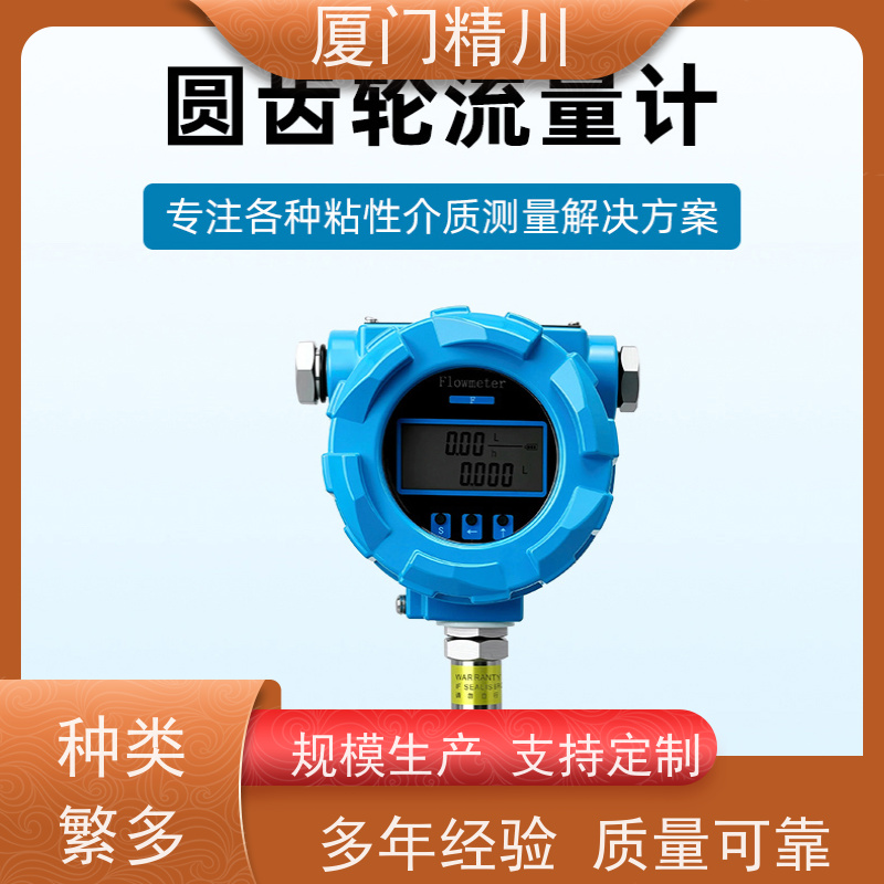 精川股份 树脂 不锈钢齿轮流量计 体积小 生产十多年