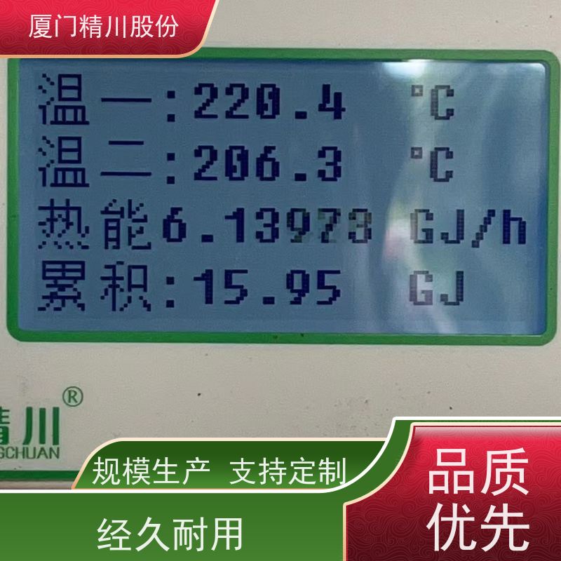 精川股份 制革厂 导热油热量表 耐高温400度 单位可选
