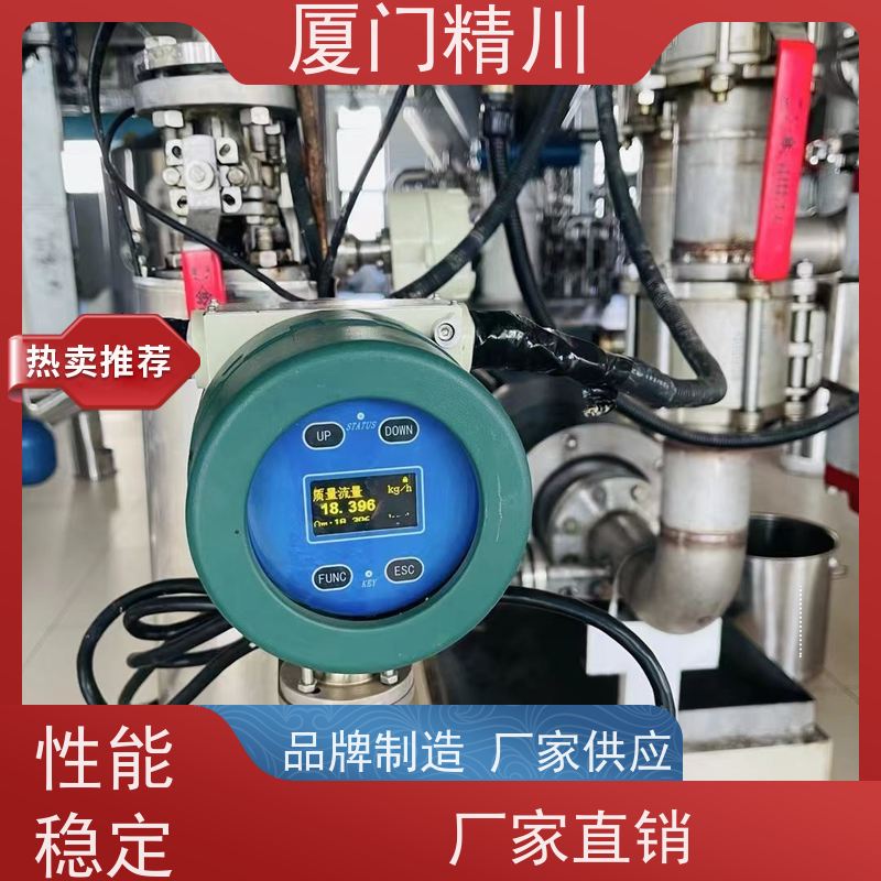 精川股份 食品厂科氏力质量流量计 连接方式支持定制 省心