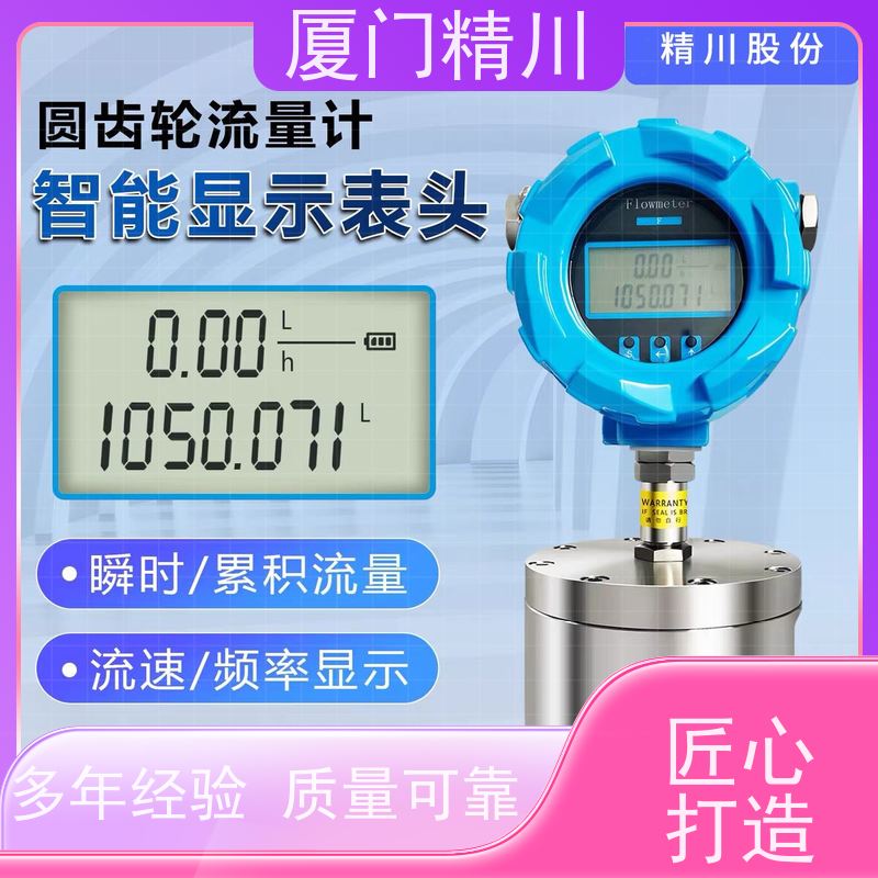 精川 油脂 防腐型齿轮流量计 可测液体1L/H 生产十多年