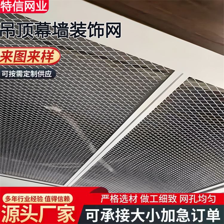 奥吉金属 异形幕墙装饰网 厂家直供 质量优良 防锈涂层钢板网