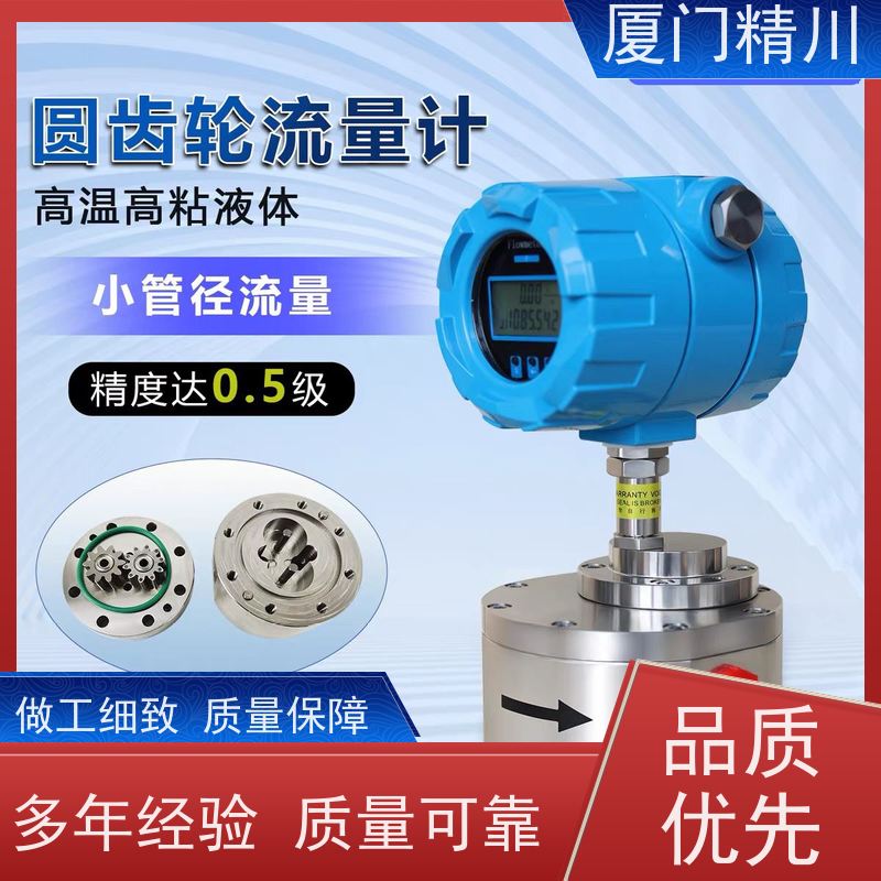 精川 加药控制 PEEK材质圆齿轮流量计 体积小 保证品质
