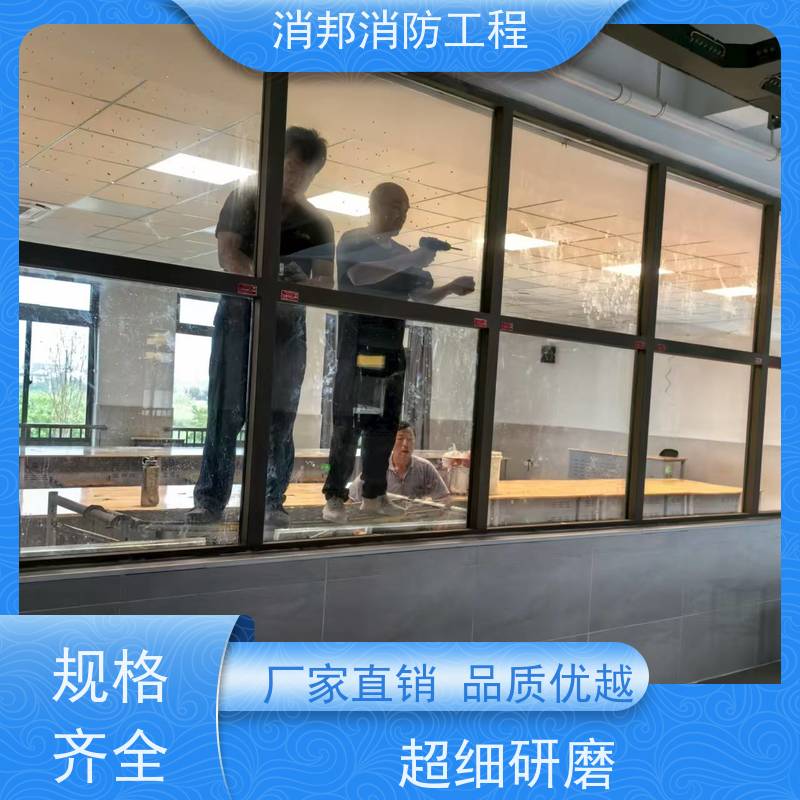 钢制防火窗 平开隔热型消防窗 联威 活动式断桥铝耐火窗