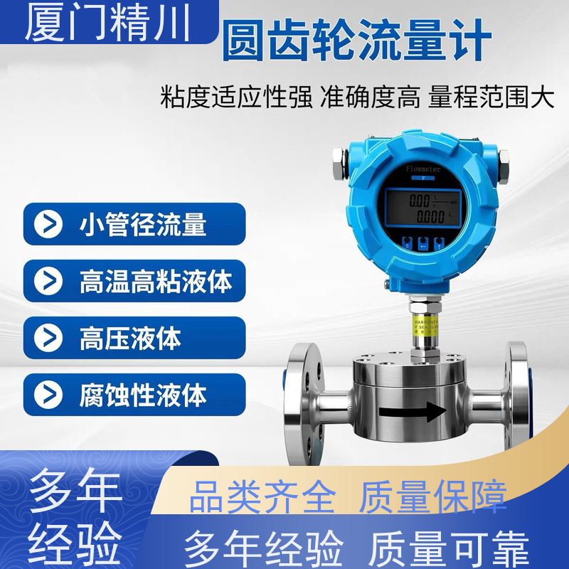 精川 化学药剂 不锈钢齿轮流量计 可测液体1L/H 坚守品质