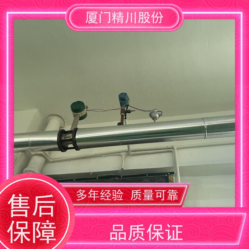 精川股份 胶带厂 气体涡街流量计 分体式温压补偿 真实应用案例多
