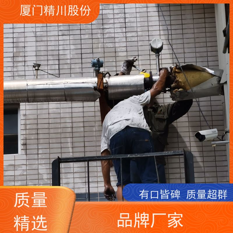 精川股份 饲料厂 过热蒸汽流量计 分体式温压补偿 真实应用案例多