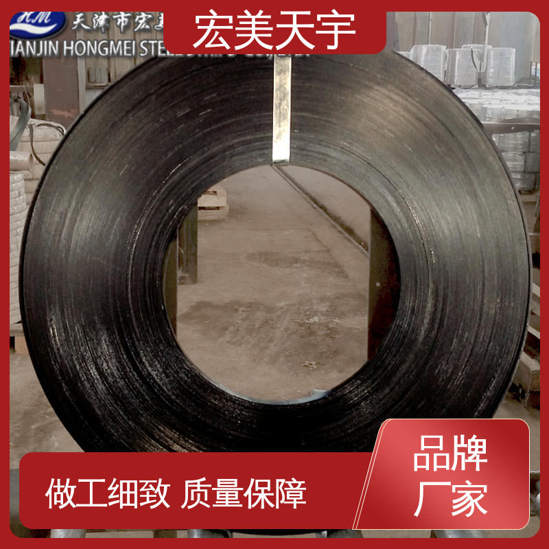 涂漆钢带 边缘光滑不伤手 结实耐用 复绕式捆扎带 规格齐全