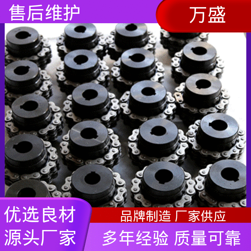 万盛 使用寿命长 GLF15 精密滚子链联轴器 造纸机专用