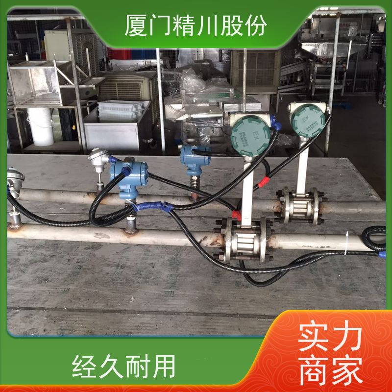 精川股份 胶带厂 过热蒸汽流量计 分体式温压补偿 维护量少