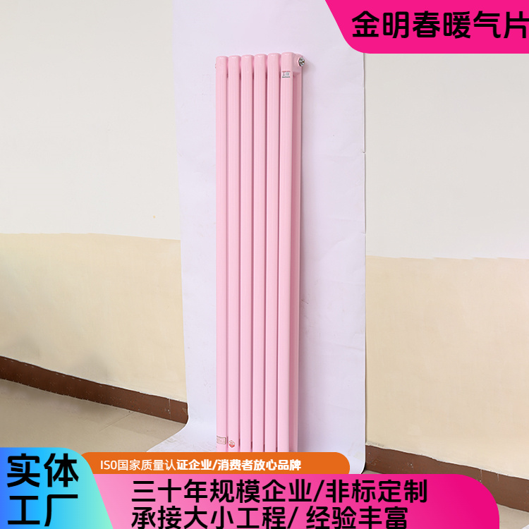 金明春 厂家供应 钢二柱散热器GZ2-600 耐高温耐腐蚀 应用广泛