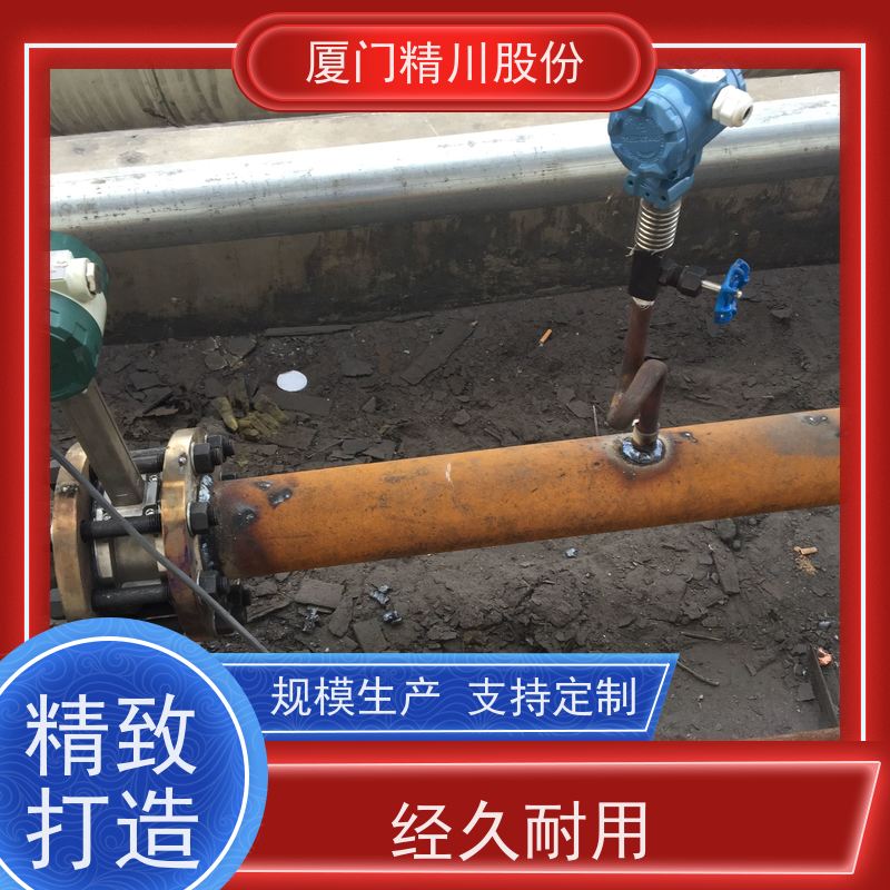 精川股份 包装厂 导热油涡街流量计 一体式温压补偿 源头生产厂家