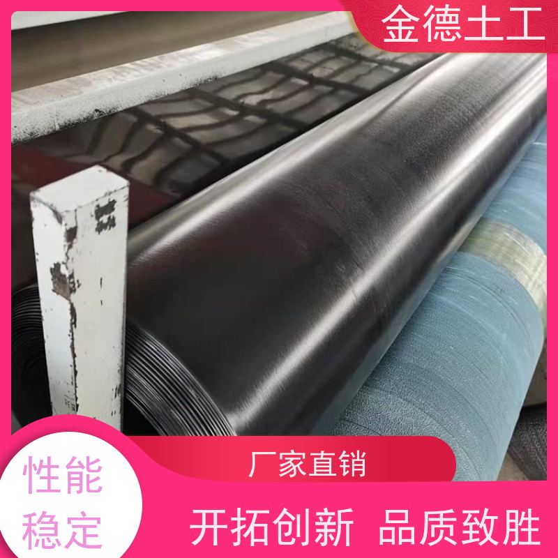 应用案例 黑色HDPE土工膜1.0mm厚 机械强度高 河道整治护底防渗