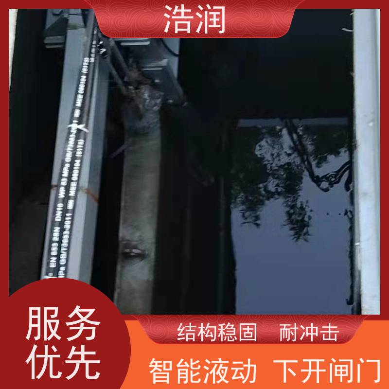 浩润 智能液动下开闸门 结构稳固 抗压好 诚信经营