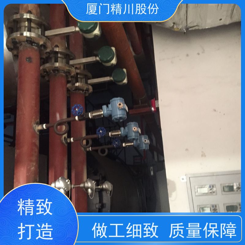 精川股份染整厂压缩空气流量计分体式温压补偿真实应用案例多