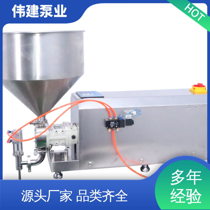 伟建泵业 蜂蜜灌装机 体积小重量轻 输出量稳定