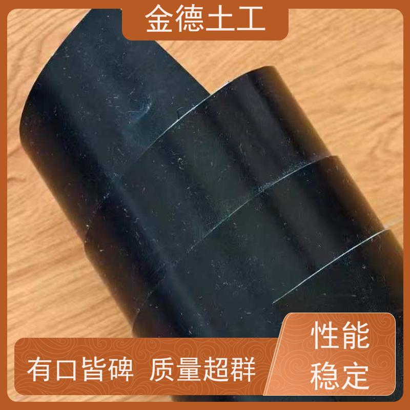 使用寿命长 渠道防渗衬 双光面黑色HDPE膜3.0厚 安装方案