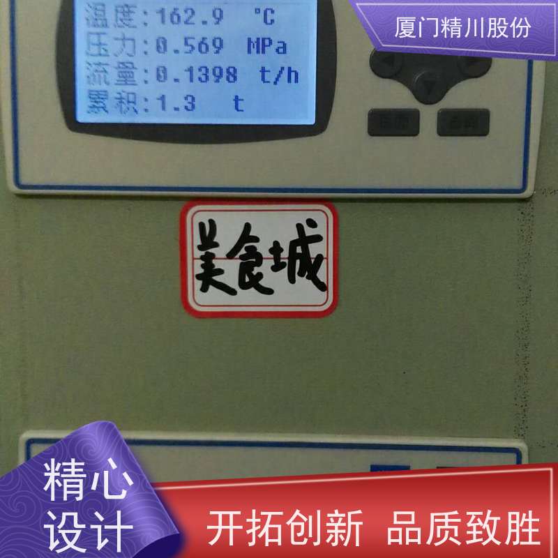 精川股份 橡胶厂 空气涡街流量计 分体式温压补偿 源头生产厂家