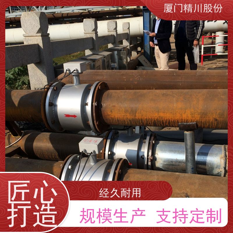 精川纺织厂陶瓷衬里电磁流量计带接地环工作时间长