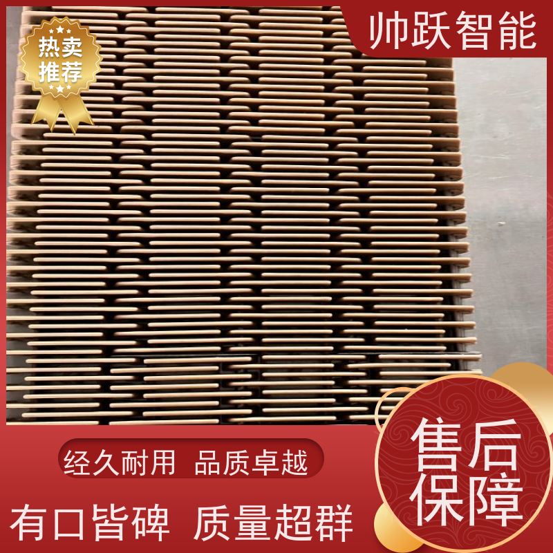 帅跃智能 食品餐具清洗消毒输送带 瓶盖塑料链板 防粘性佳耐腐蚀